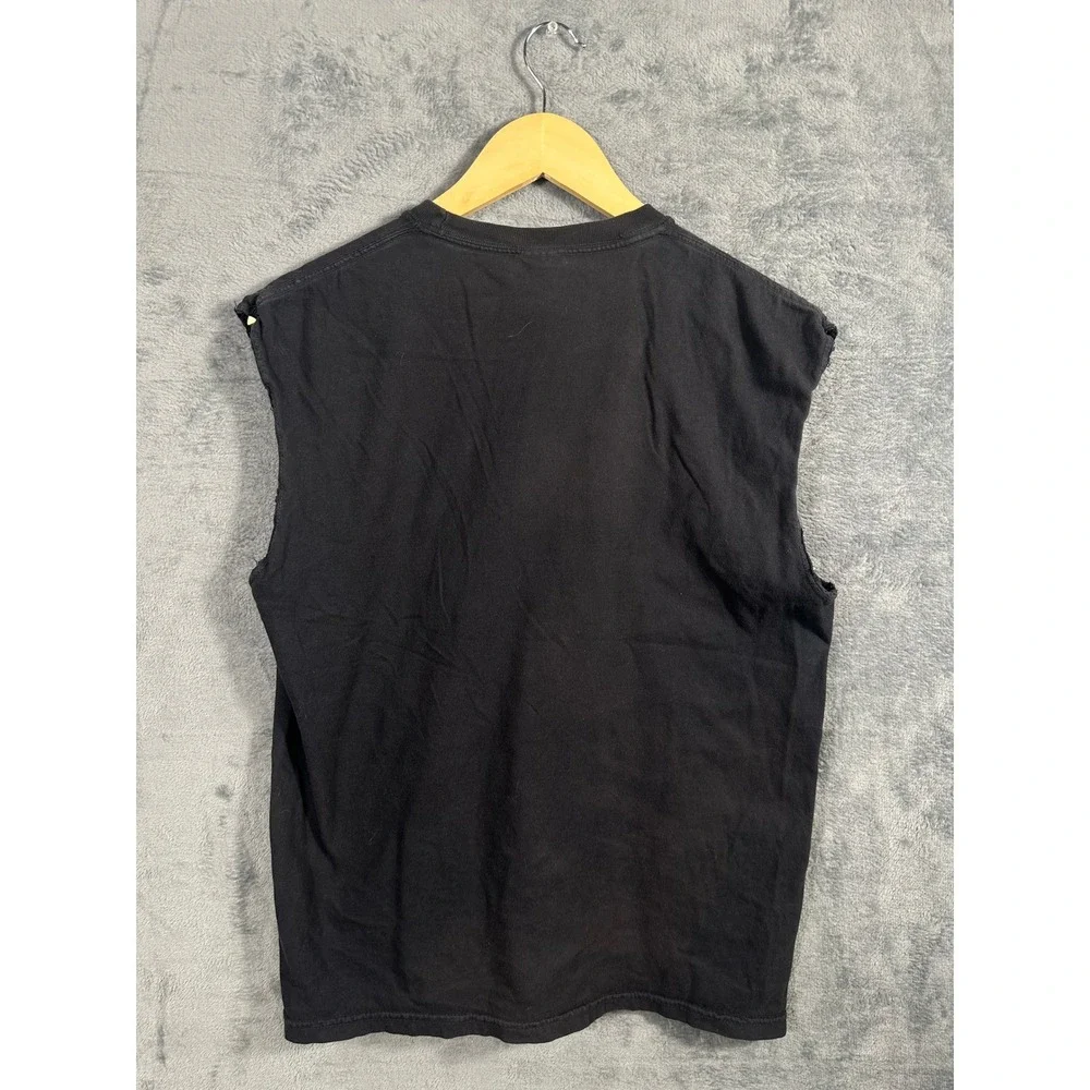 Comfort Colors Anime Graphic Muscle Tee Black Cut Sleeve Fate Perspective Size M